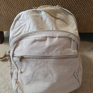 100% Hemp Natural Cream Backpack